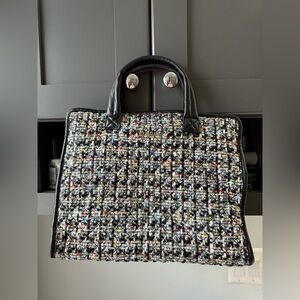 MZ Wallace Medium Boucle Box Tote - excellent used condition